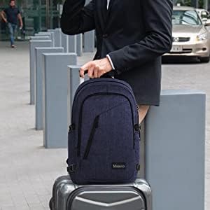 Mancro 17.3 in Business Laptop Backpack - Image 7