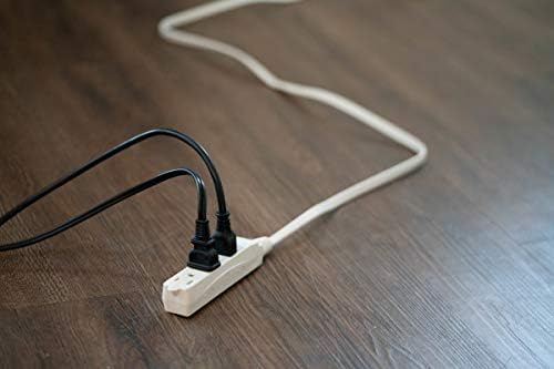 Woods SlimLine Indoor Flat Extension Cord, 8 Ft, 16 Gauge Right Angle Plug - Image 8
