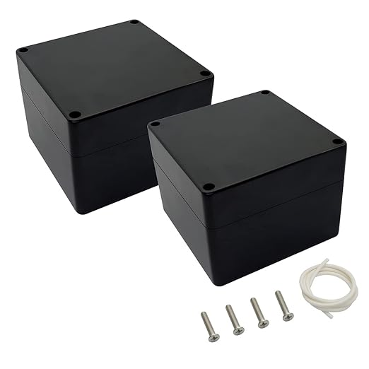 LeMotech Project Box ABS Plastic IP65 Waterproof Dustproof Electrical Junction by LeMotech