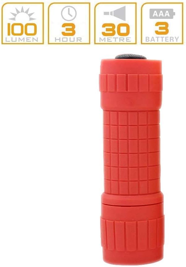 Whaply 6-Pack Small Mini Flashlight Set, 5 Colors, COB LED Handheld Flashlight - Image 6