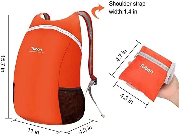Ultra Lightweight Packable Water Resistant Backpack - Image 4
