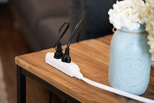 Woods Slimline Indoor Flat Extension Cord, 8 Ft, 16 Gauge Right Angle Plug - Image 11