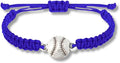 Sportybella - Baseball Bracelet, Baseball Jewelry, Adjustable Braided Baseball by Sportybella