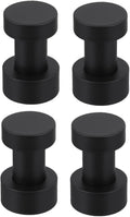 Bathroom Wall Towel Hooks 4-Pack Heavy Duty Metal Coat Hooks by IWOWHERO