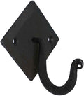 Mystic Colonial Rustic Cast Iron Wall Hooks, 3.6" Heavy Duty Coat Hooks by SaKeGa