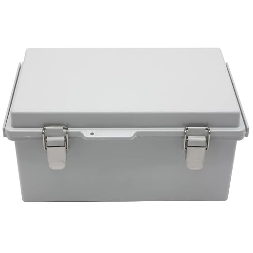 Clear Hinged Cover Stainless Steel Latch, IP67 Waterproof Electrical - Image 7