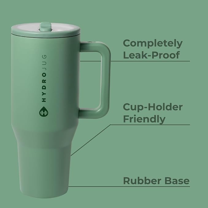 HydroJug Traveler - 32 oz Water Bottle - Fits in Cup Holder - Image 2