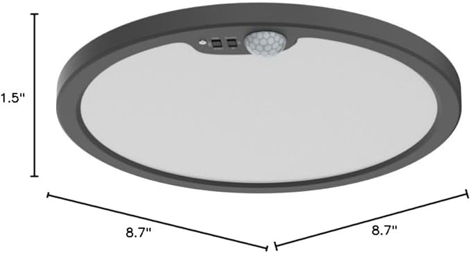 BLNAN Motion Sensor Ceiling Light Wired, 8.7 Inch 3000K 4000K 5000K Selectable - Image 8