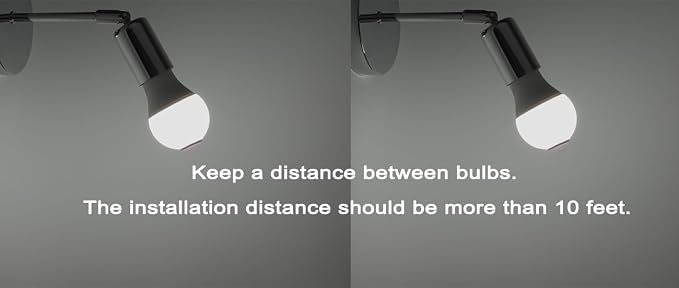 Motion Sensor Light Bulbs for Outdoor Indoor, 9W A19 Motion Detector Led Bulb - Image 5