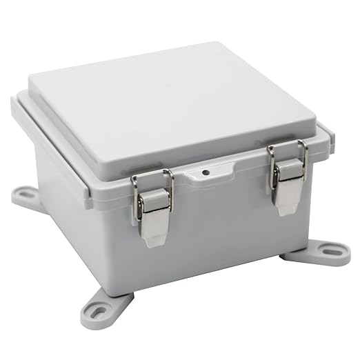 ABS Electric Junction Box, IP67 Weatherproof Electrical Boxes, Hinged Clear - Image 5