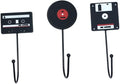 OUNONA 3Pcs Retro Household Hooks Set Multi-Purpose Wall Hanging Hooks by OUNONA