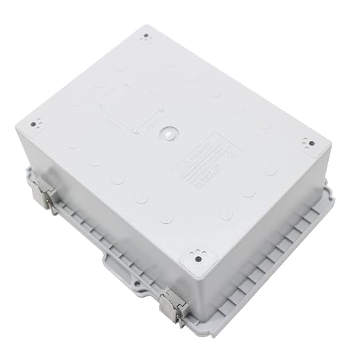 Electrical Junction Box with Mounting Plate, Hinged Cover Stainless Steel - Image 9