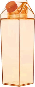 Jinberry 500ml/17Oz Cute Leakproof Milk Carton Water Bottle Portable Drinkware by Unknown