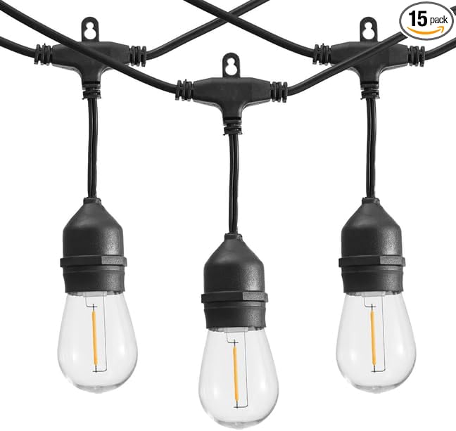 SUNTHIN 50FT Outdoor String Light by SUNTHIN