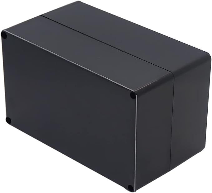 Project Box IP65 Waterproof Junction Box ABS Plastic Black Electrical Boxes DIY by Otdorpatio