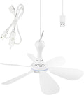 USB Powered Ceiling Fan Portable Canopy Fan by SCOOYEEES