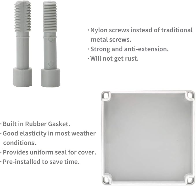 MAKERELE Waterproof Electronic DIY Projects Cable Enclosure Outdoor - Image 6