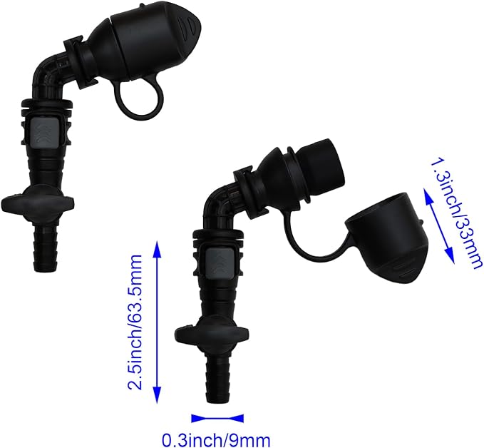 Hydration Bladder Bite Valve Replacement Mouthpiece Fit - Image 2