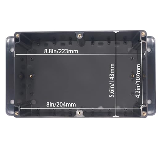 Watertight Junction Box, IP67 Waterproof Project Box Durable ABS Plastic - Image 5