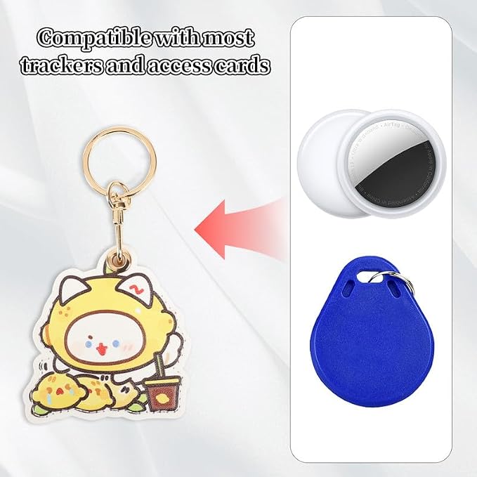 Leather Keychain Case Holder Compatible - Image 4