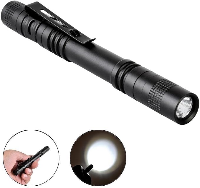 Pen Flashlight, Mini Flashlight Bright Pocket Penlight - Image 8
