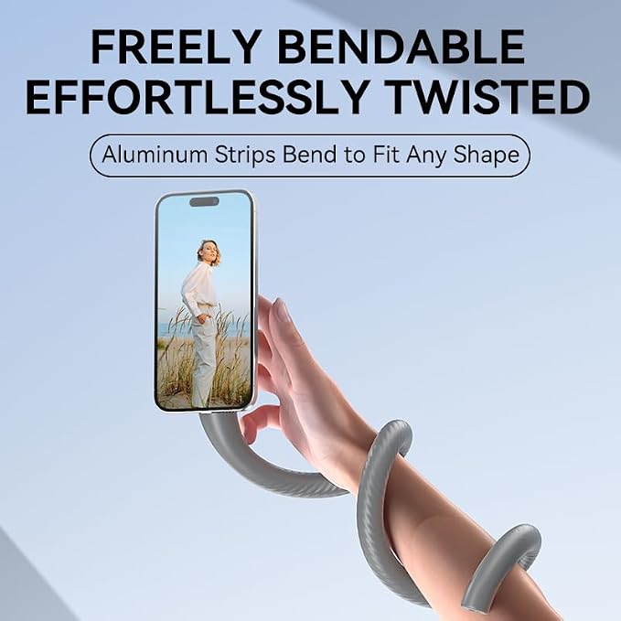 TELESIN° Magnetic Flexible Phone Mount Clamp Tripod Stand Stick Pole - Image 5