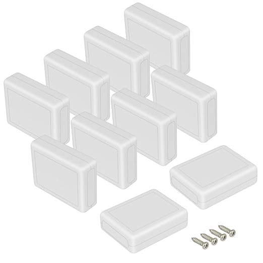 LeMotech Project Box 10 Pieces ABS Plastic Electrical Project Case Small by LeMotech