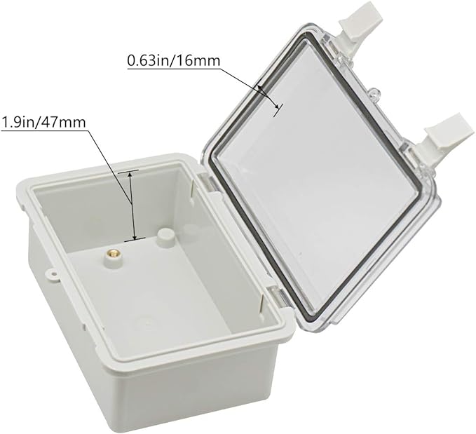 Zulkit Junction Box ABS Plastic Dustproof Waterproof IP65 Electrical Boxes - Image 4