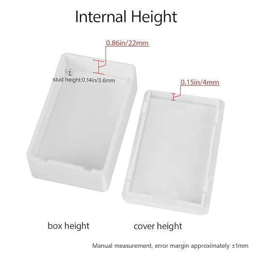 LeMotech Project Box 10 Pieces ABS Plastic Electrical Project Case Small - Image 4