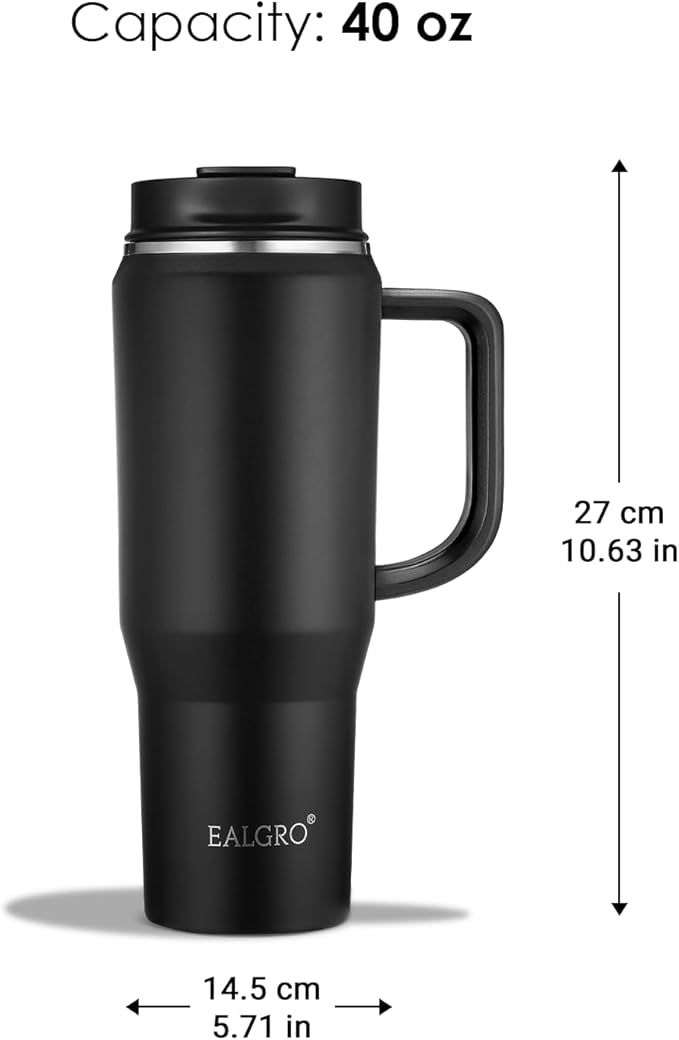 EALGRO 40 oz Insulated Water Bottle Jug - Image 4