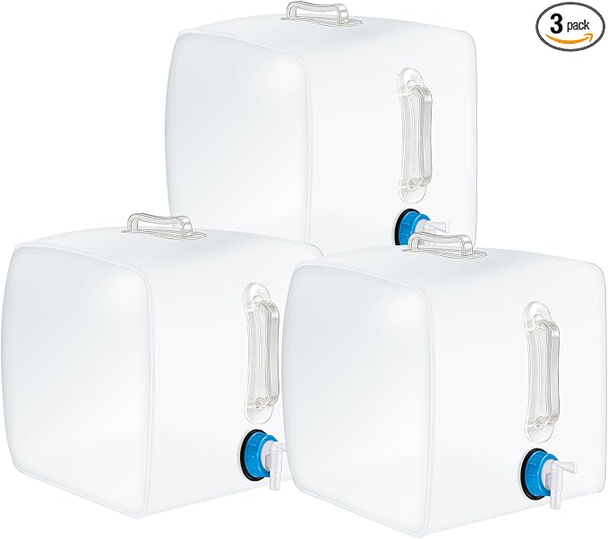 Reallnaive 3 Pcs Collapsible Water Container by Unknown