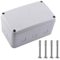NineLeaf IP66 Waterproof Junction Box Outdoor, 7 1/8" x 4 1/2" x 4" White by NineLeaf