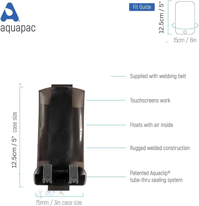 Aquapac Waterproof Case For Radio Microphone Mini, 5 Year Warranty, Made in the - Image 3