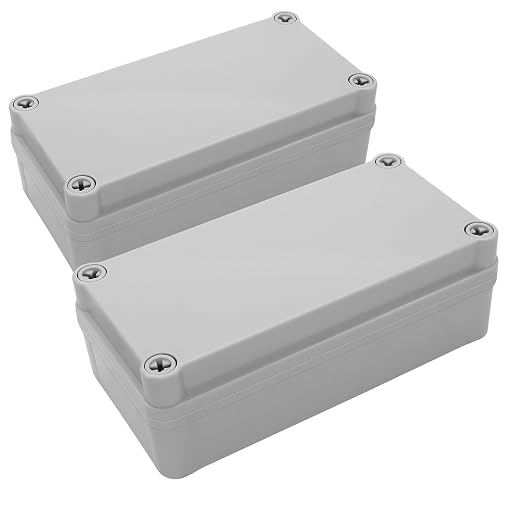 LeMotech Junction Box IP67 Waterproof Dustproof ABS Plastic Project Box by LeMotech
