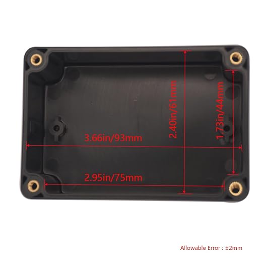 2 Packs Junction Box IP65 Waterproof ABS Plastic Electrical Project Case Power - Image 3