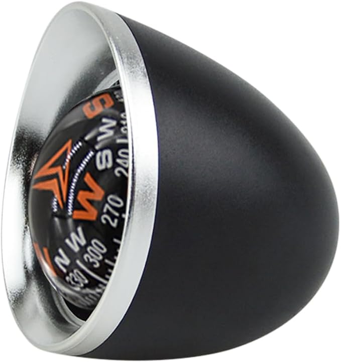 Mini Car Ball Compass, Marine Compass Interior Mount Dash Guide Hiking - Image 9