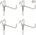4PCS Mesh Storage Hooks Stainless Steel Multi Purpose Organization Hooks by ZZLZX