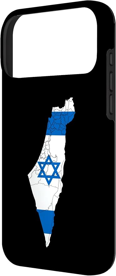 Israel National Flag Distressed Map Case - Image 2