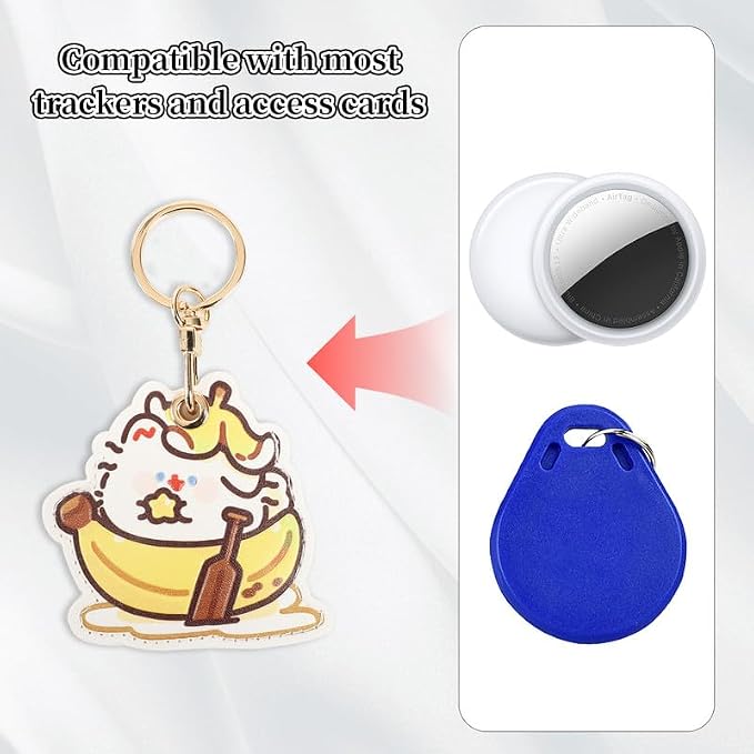 Leather Keychain Case Holder Compatible - Image 4