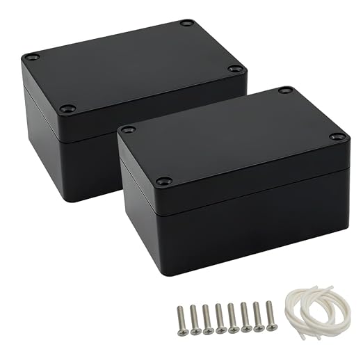 LeMotech Junction Box IP65 Waterproof Project Box Dustproof ABS Plastic by LeMotech