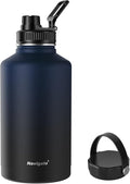 Navigate 64 oz Stainless Steel Insulated Water Bottle, Double Walled Leak Proof by Navigate