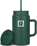 IRON °FLASK Co-Pilot Insulated Mug w/Straw & Flip Cap Lids by IronFlask
