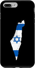 Israel National Flag Distressed Map Case by Unknown