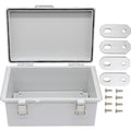 Clear Hinged Cover Stainless Steel Latch, IP67 Waterproof Electrical by AIRTAK
