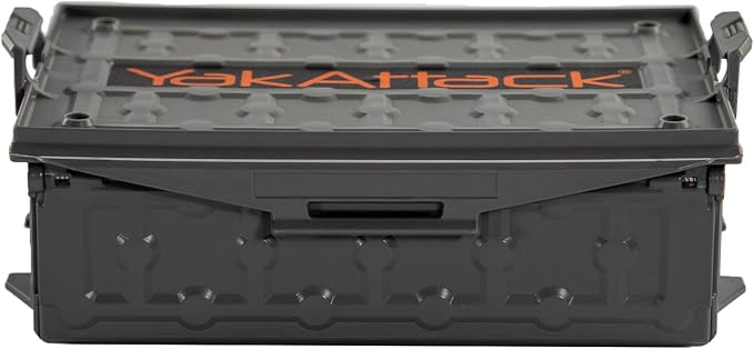 YakAttack TracPak Stackable Storage Box – Battleship Grey | Kayak Fishing Gear - Image 4