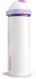 Insulated Water Bottle with Straw by ENCOOL
