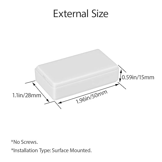 LeMotech Project Box 5 Pieces ABS Plastic Electrical Project Case Small - Image 3
