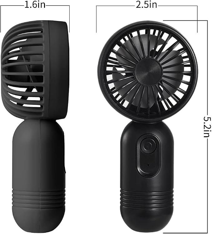 Mini Portable Fan 6 Pack, Cute Handheld Battery Operated Lightweight Small - Image 2