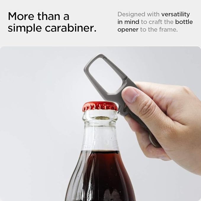 Spigen Life Carabiner Key Ring Clip, Car Keychain Clip, Bottle Opener Key Chain - Image 5