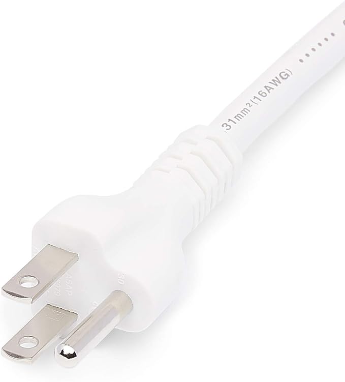 Amazon Basics Extension Cord, 3 Ft, 3-Prong Outlet Extender, Indoor Use - Image 5